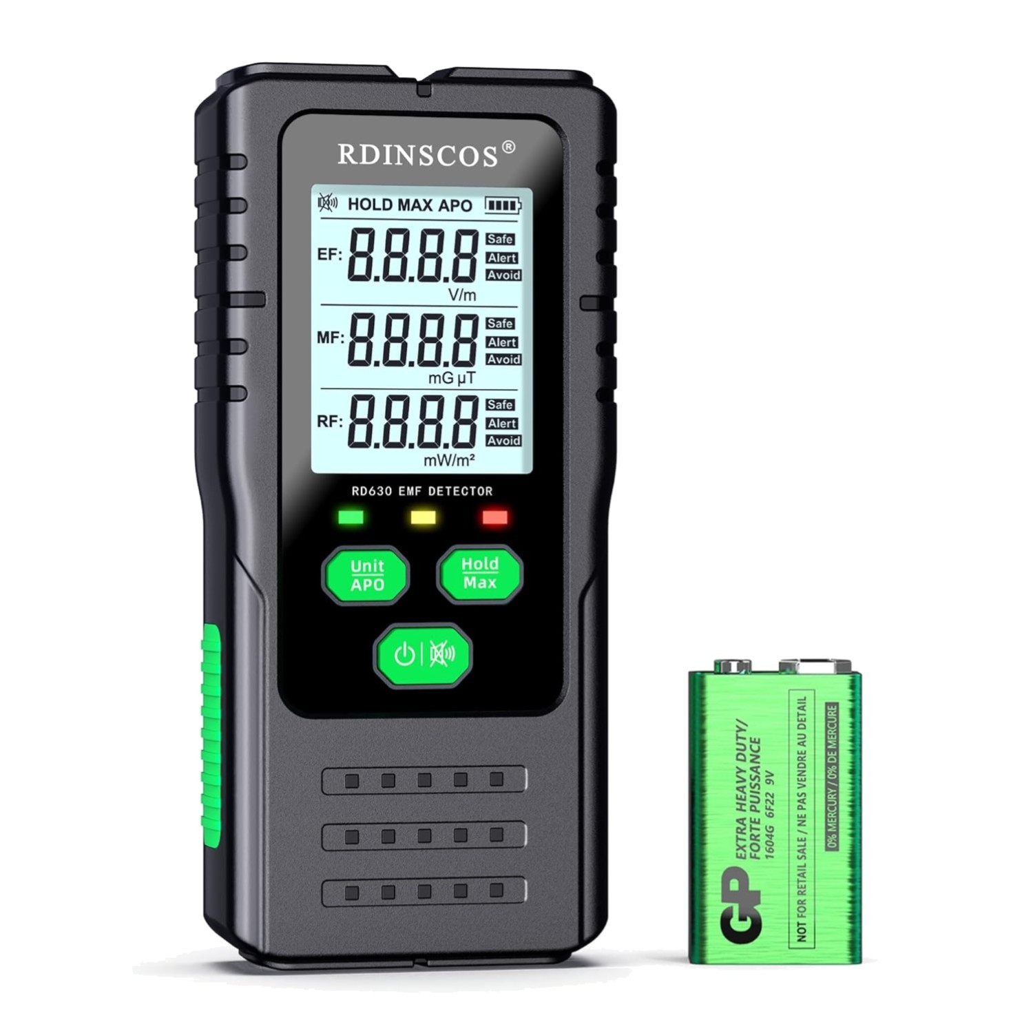 EMF Detector Meter Detects 3 Types of Electromagnetic Radiation | For Cell To...