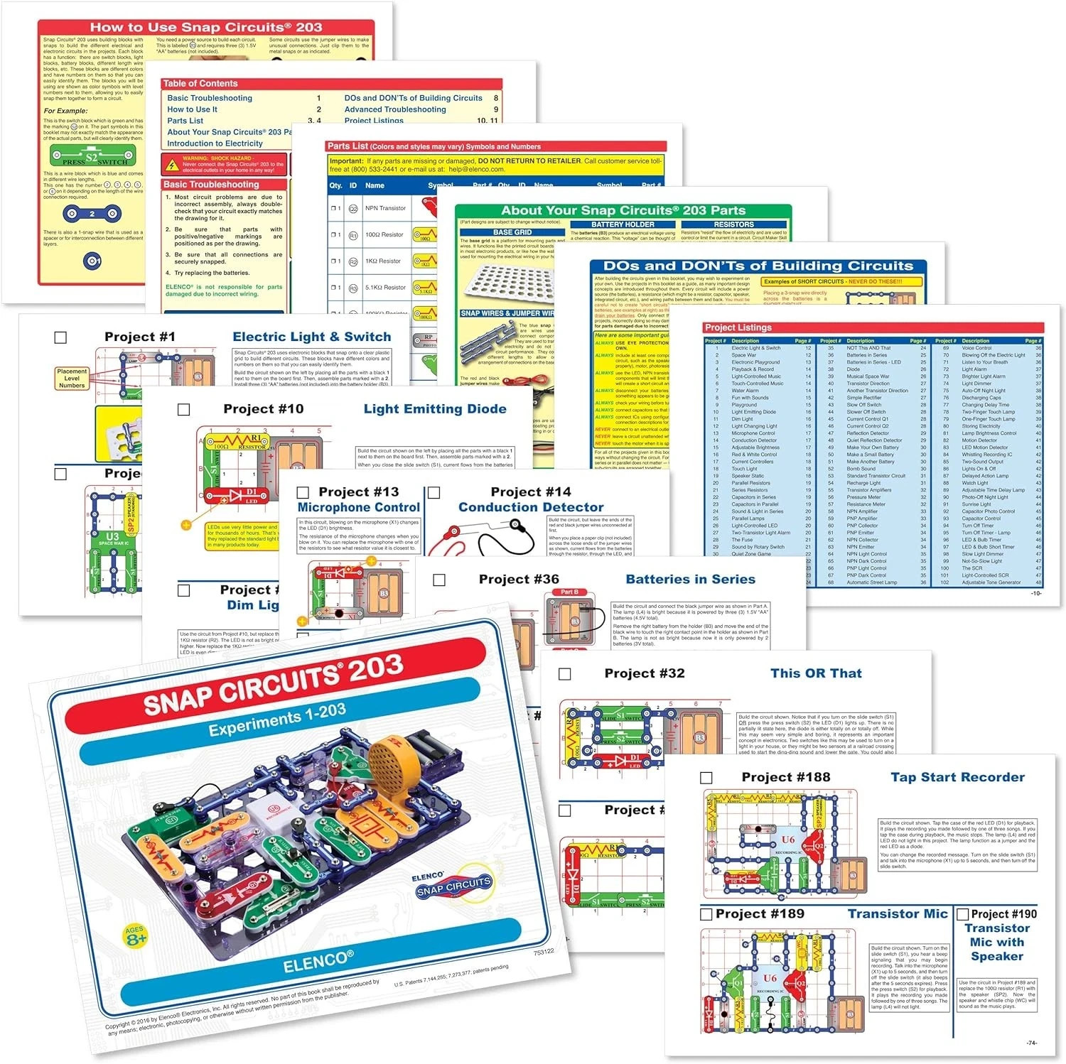 Electronics Exploration Kit with Snap Modules