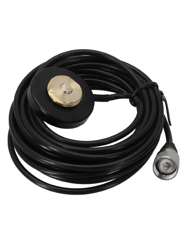 NMO Magnet Antenna Mount Base for Mobile Radios 5M Cable Reliable Performance