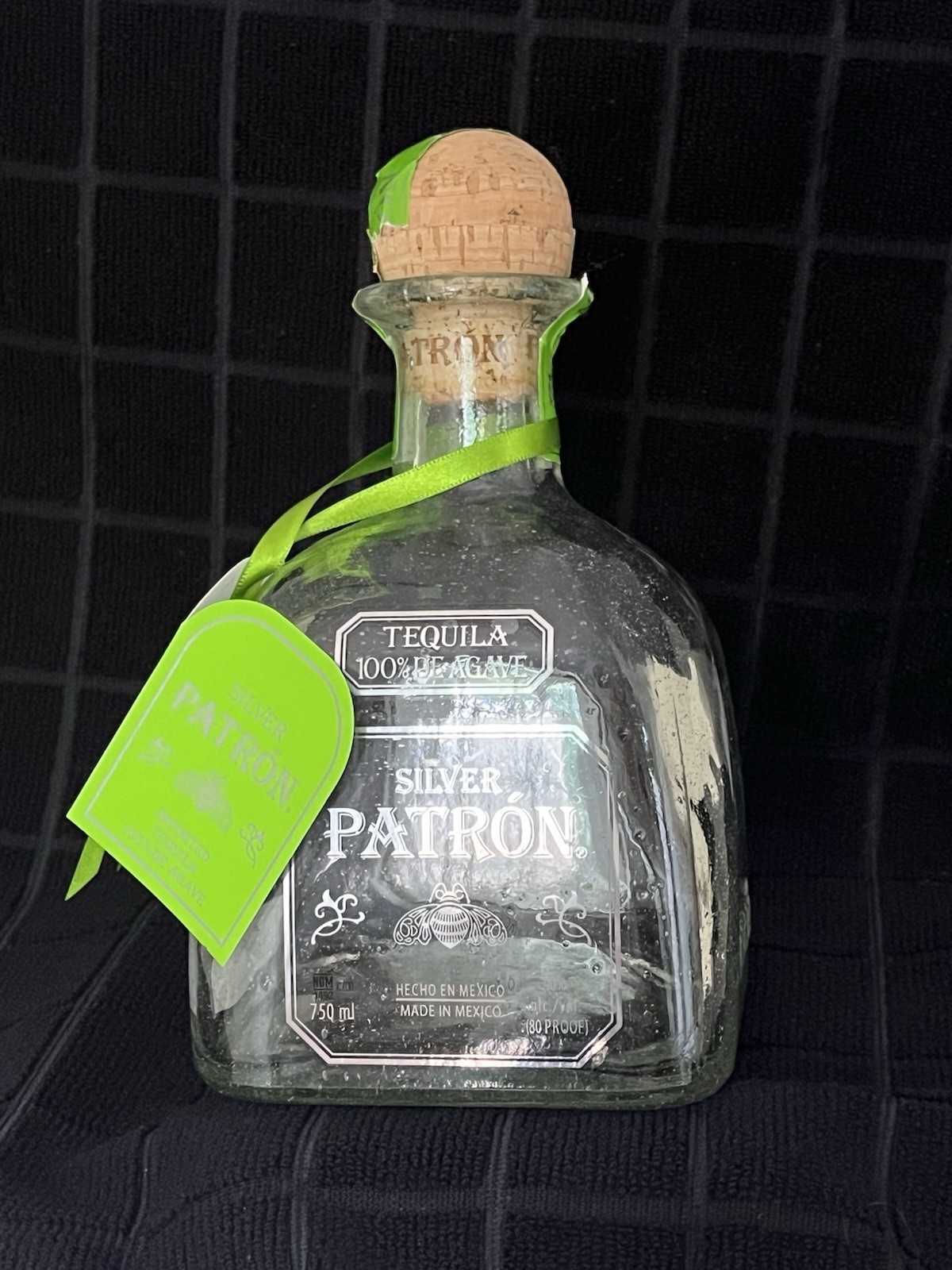 Patrón Silver Tequila 100% Agave Made in Mexico * Empty Bottle *