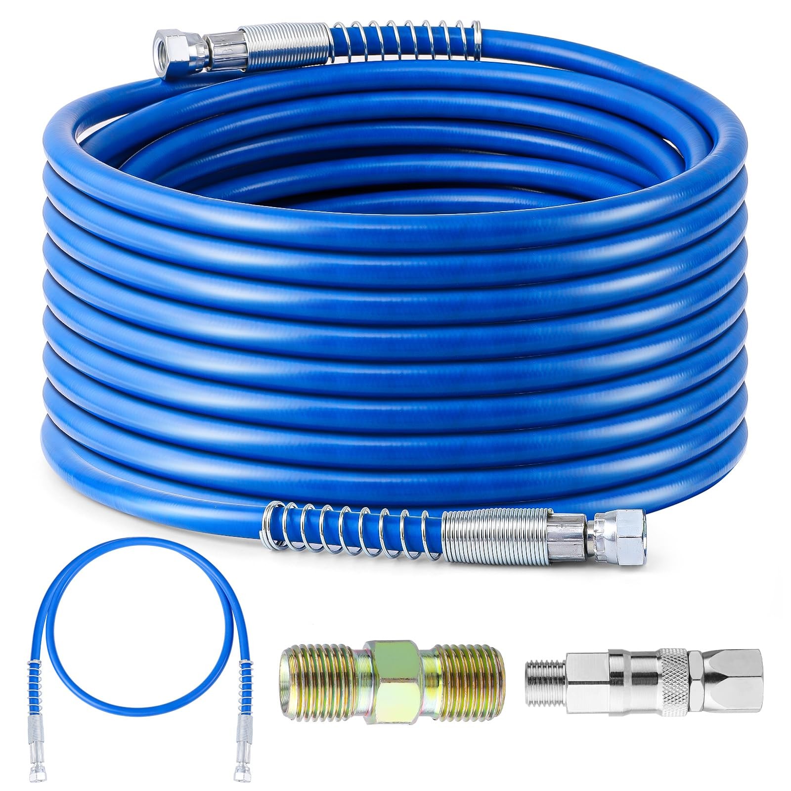 Gyfent 50Ft x 1/4" Airless Paint Sprayer Hose, 8500PSI High Pressure Airless Pai