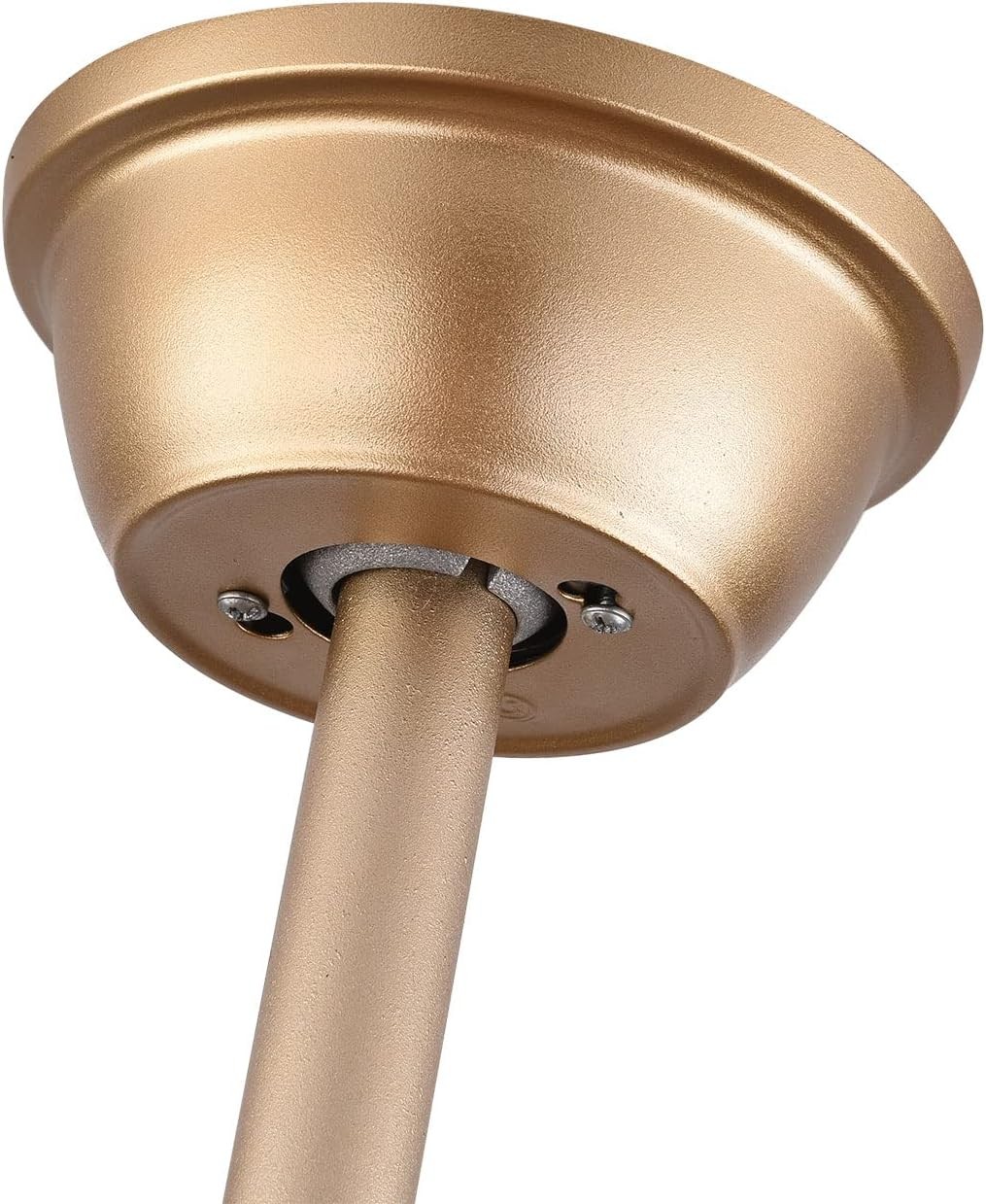 20-Inch Gold Ceiling Fan with Light, 3 Speeds, Remote Control, Modern Design