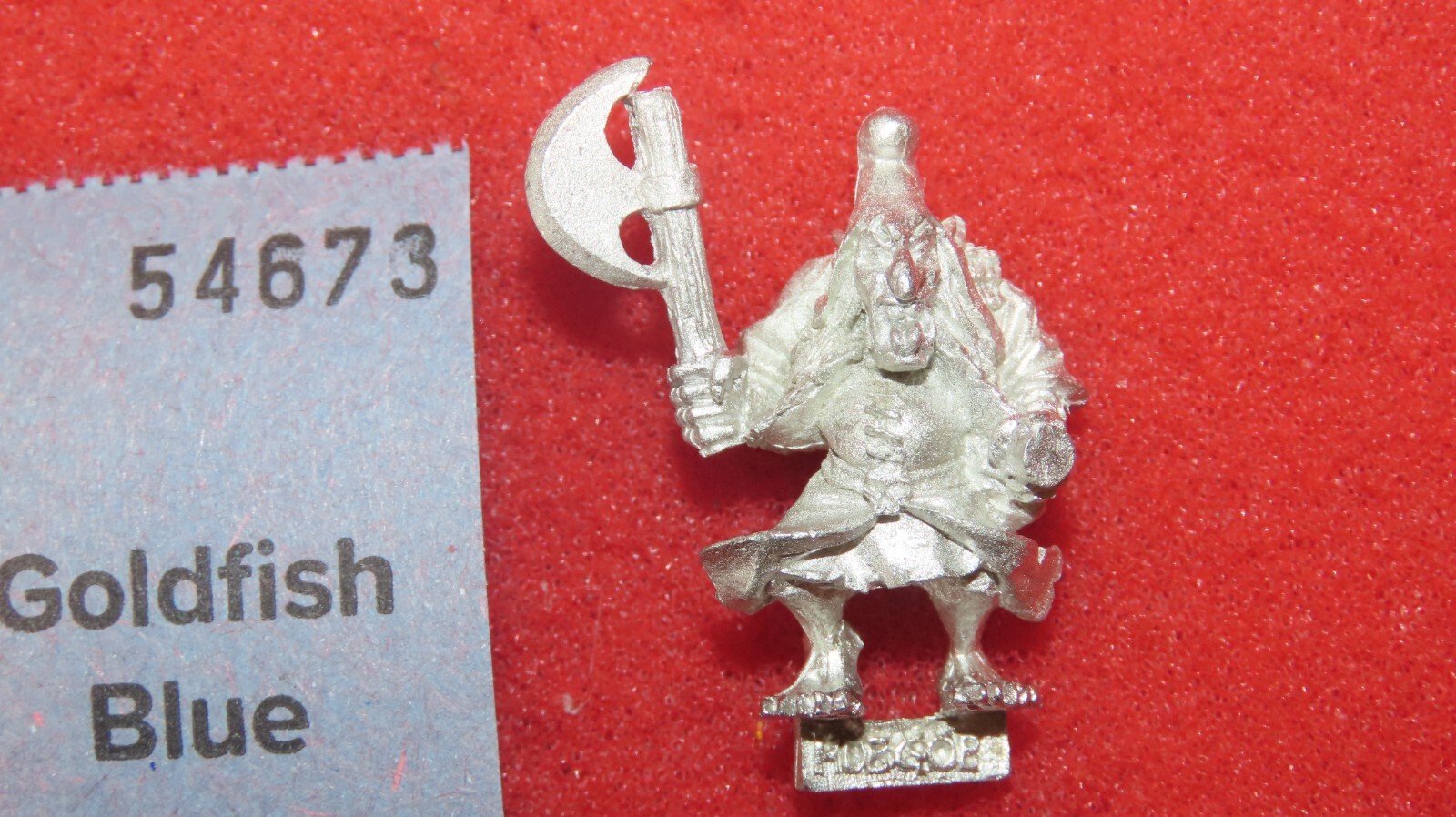 Games Workshop Warhammer Hobgoblin Warrior Axe Axeman Chaos Dwarves Hobgoblin 93