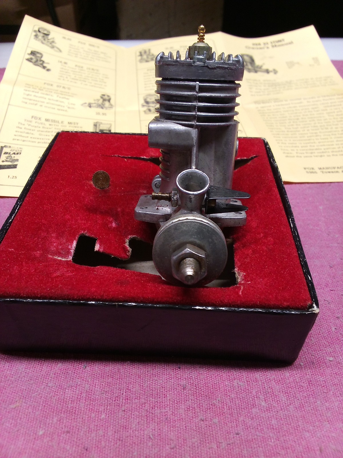 Vintage Fox 35 Model Airplane Engine In The Box