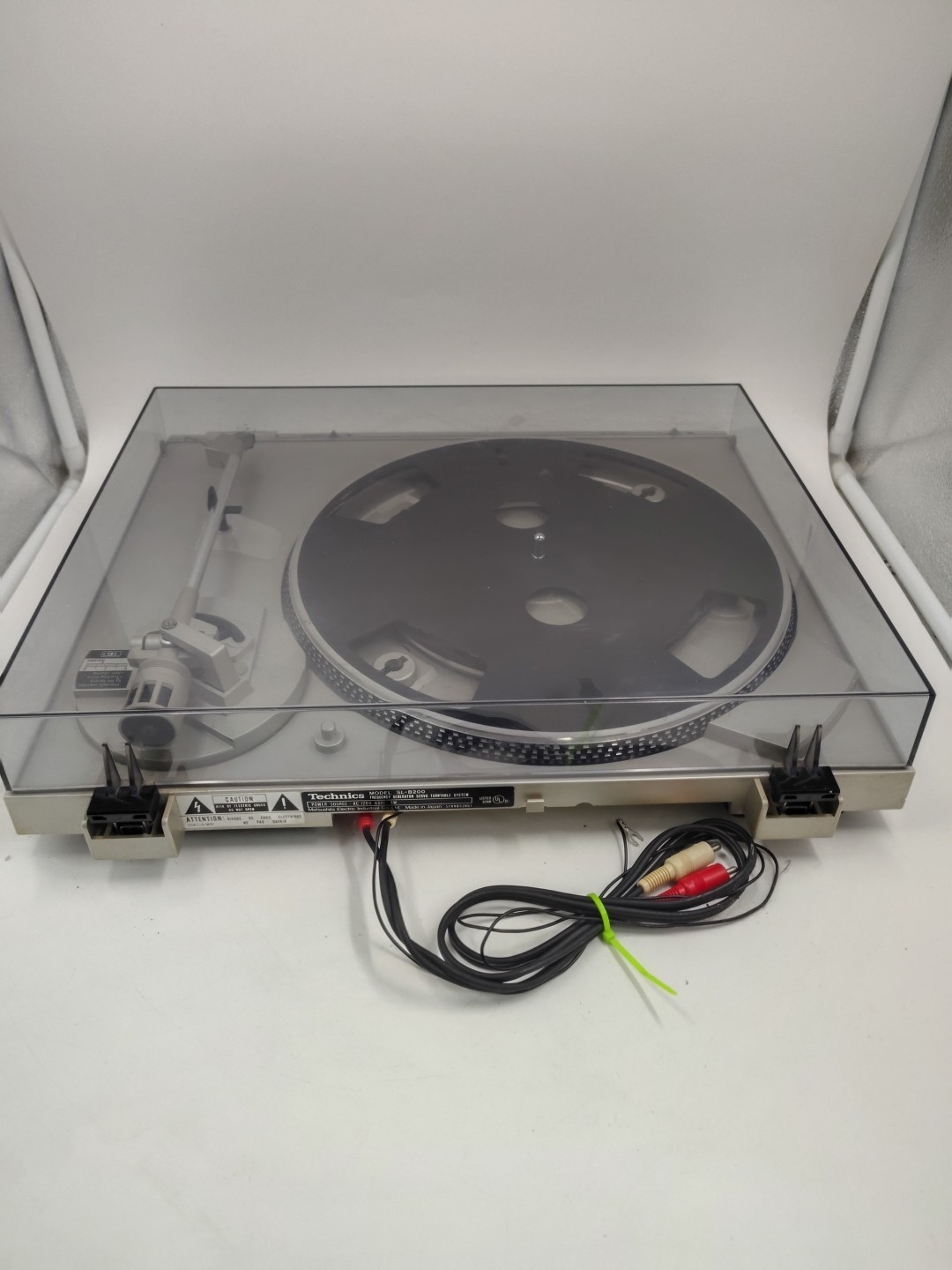 Technics SL-B200 Frequency Generator Servo Automatic Turntable Works (Read!)