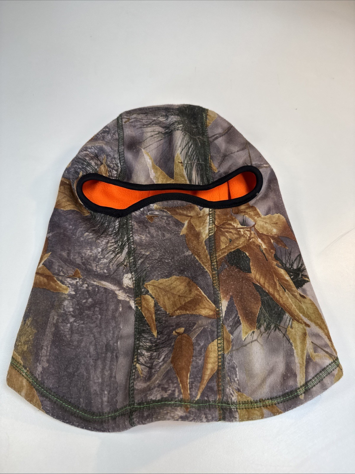 Camo Orange OSFM Hunting Recreation Balaclava Face Mask