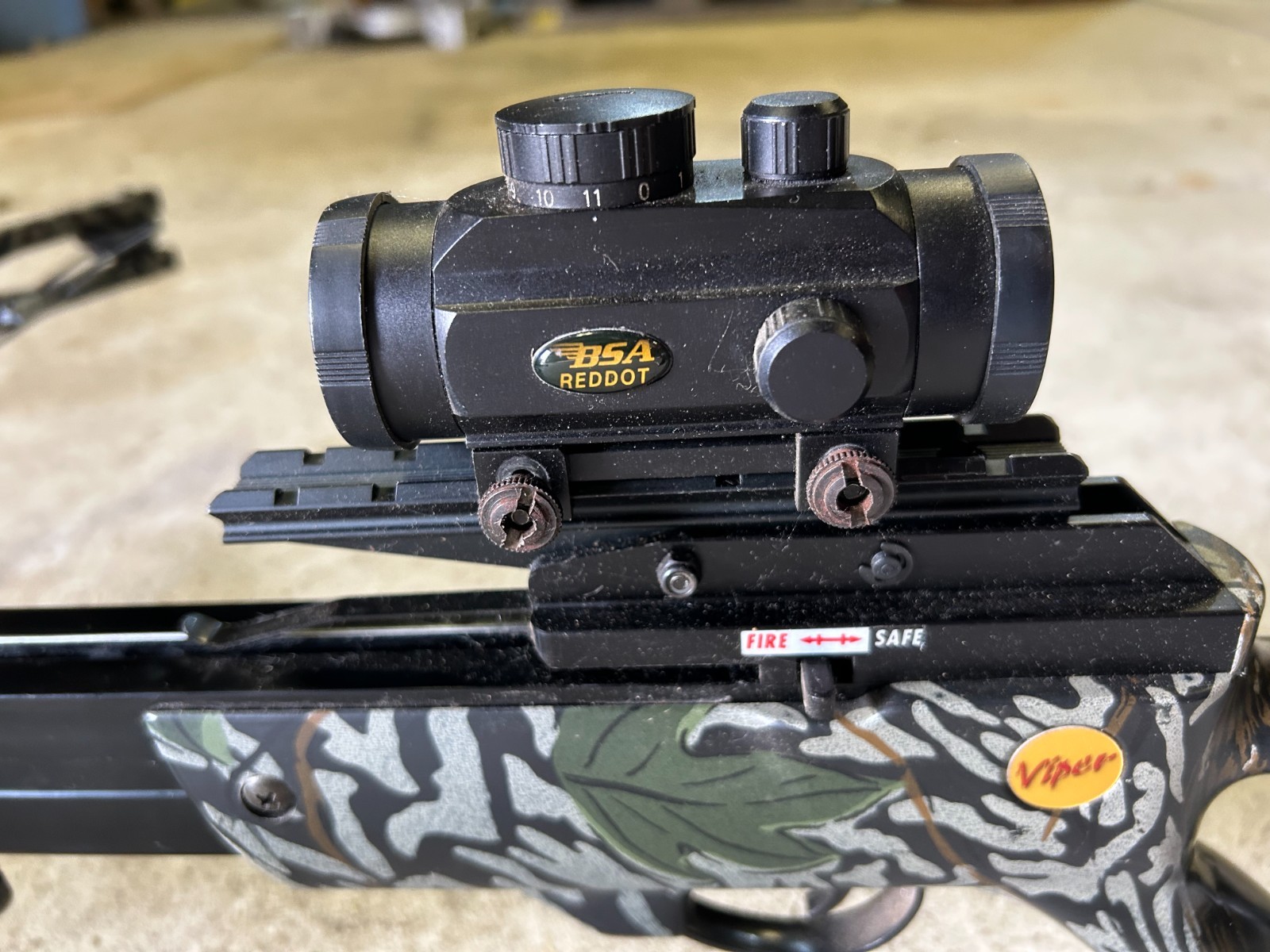 PSE Viper Copperhead Crossbow - 150 lbs. Draw - BSA Red Dot RD30 Scope