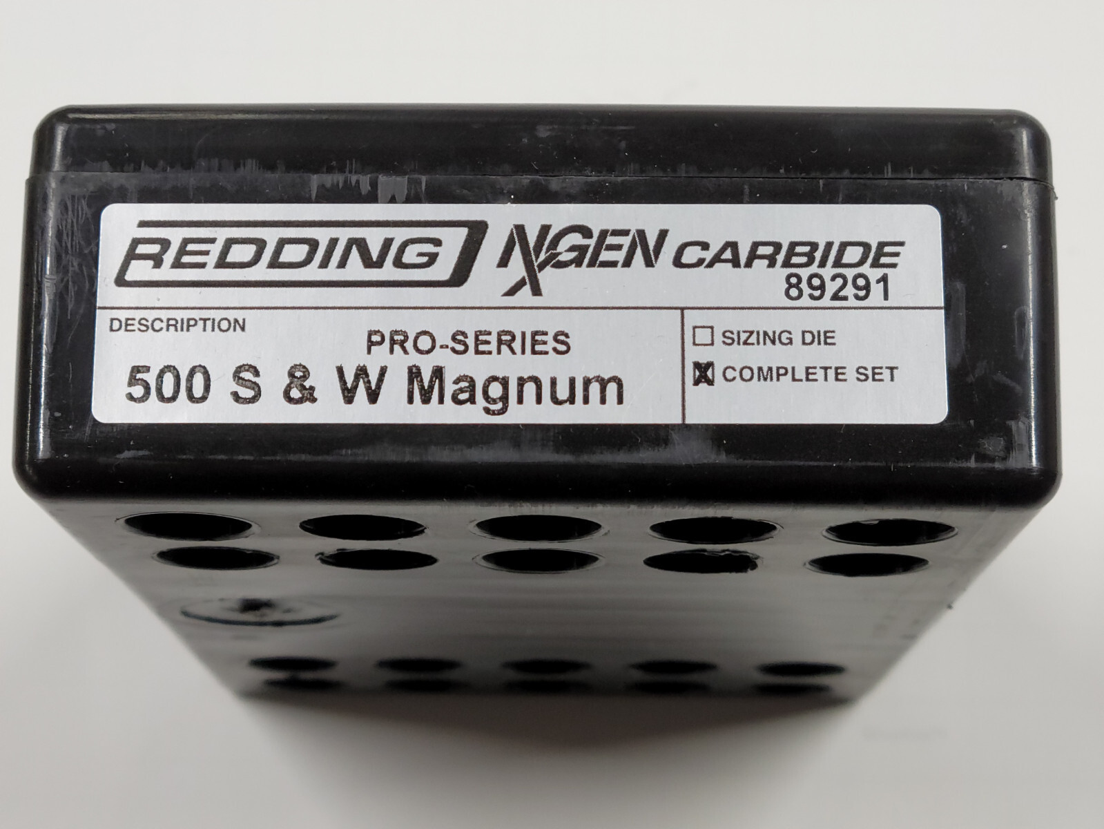 89291 REDDING NXGEN CARBIDE PRO SERIES DIE SET - 500 S & W MAGNUM - BRAND NEW