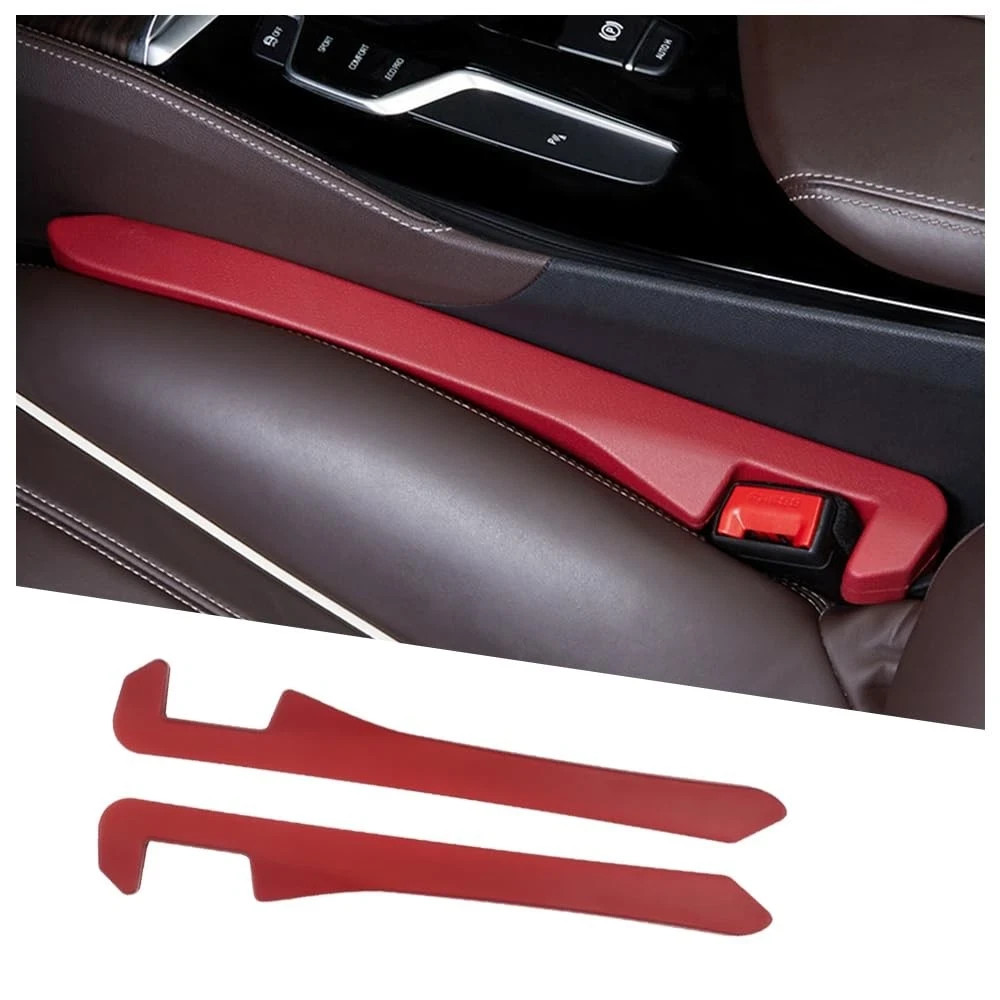 2PCS Car Seat Gap Filler,Flexible Seat Gap Organizer Between Seats for Tightl...