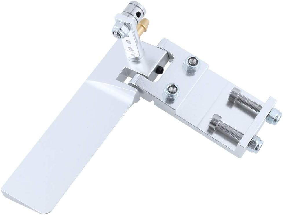 Aluminum 75mm Long RC Boat Rudder with Water Pickup Absorbing Steering for...