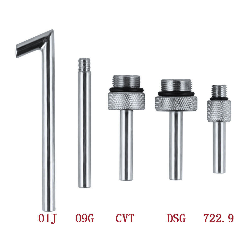 5x Steel Transmission Fluid Oil Filler Adapter ATF DSG CVT 09G For VW Audi Benz