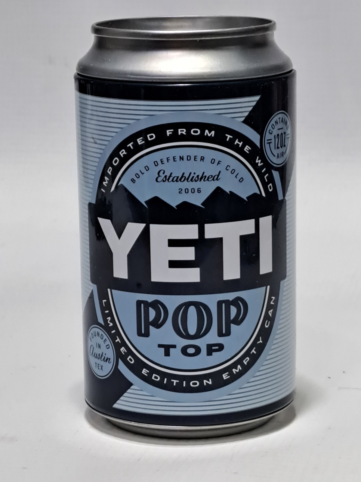 2006 Limited Edition YETI Pop Top 12oz Stash Can Cooler Canister Hidden Storage