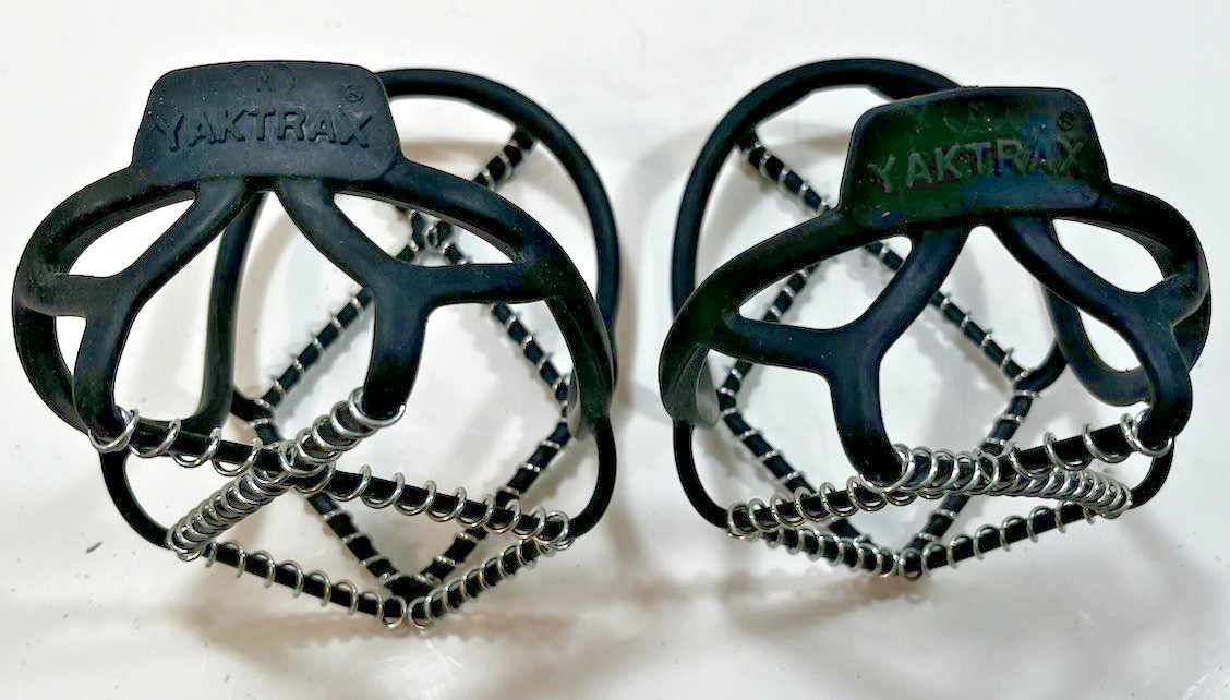 Yaktrax Walker Traction Cleats for Snow and Ice Black Medium M 9-11/ W 10.5-12.5