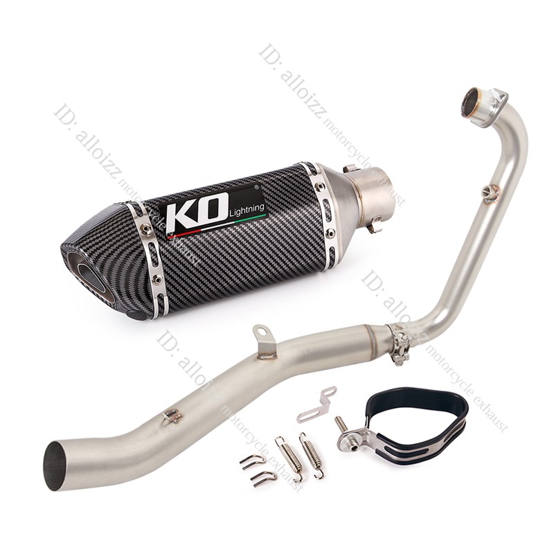 For LIFAN KP mini150 2015-2025 Motorcycle Exhaust Header Pipe 51mm Muffler Tips
