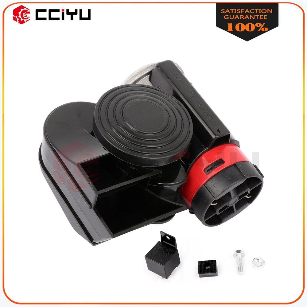 Electric Snail Air Horn For Motorcycle Car Truck Boat 12V Super Loud Dual Horn