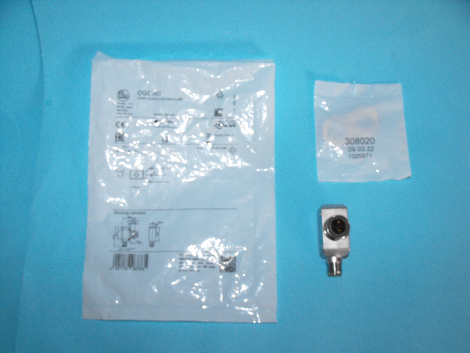 IFM Electronic OGS380.OGS-OOKG/US/V4A/CUBE.Through-beam Sensor Sender.NEW