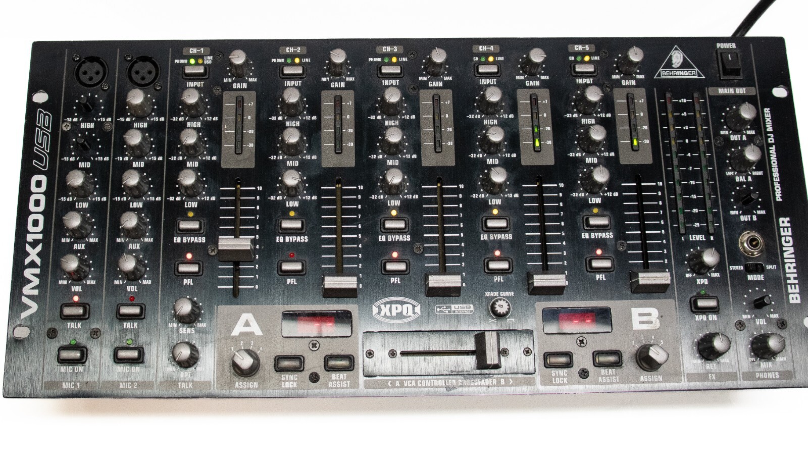 Behringer VMX1000USB DJ mixer parts/repair