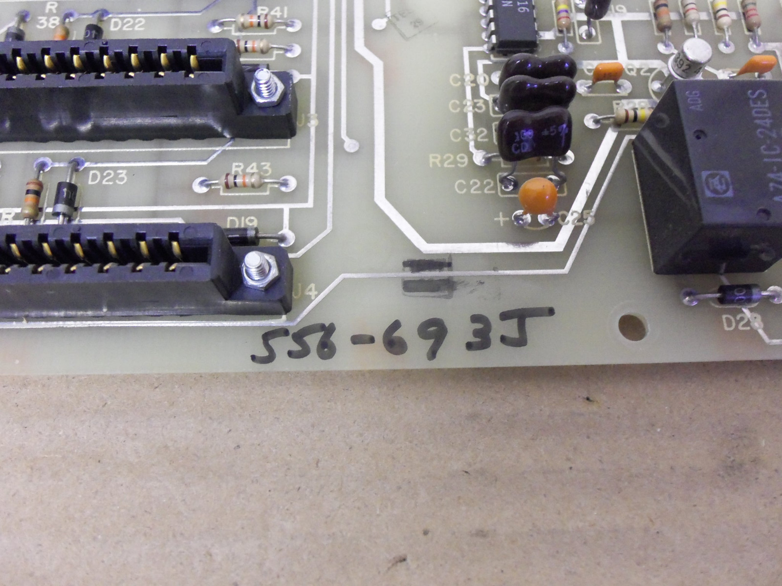 Simplex 556-693 OSC. Control Board with Pre-Amp mixer Fire Alarm