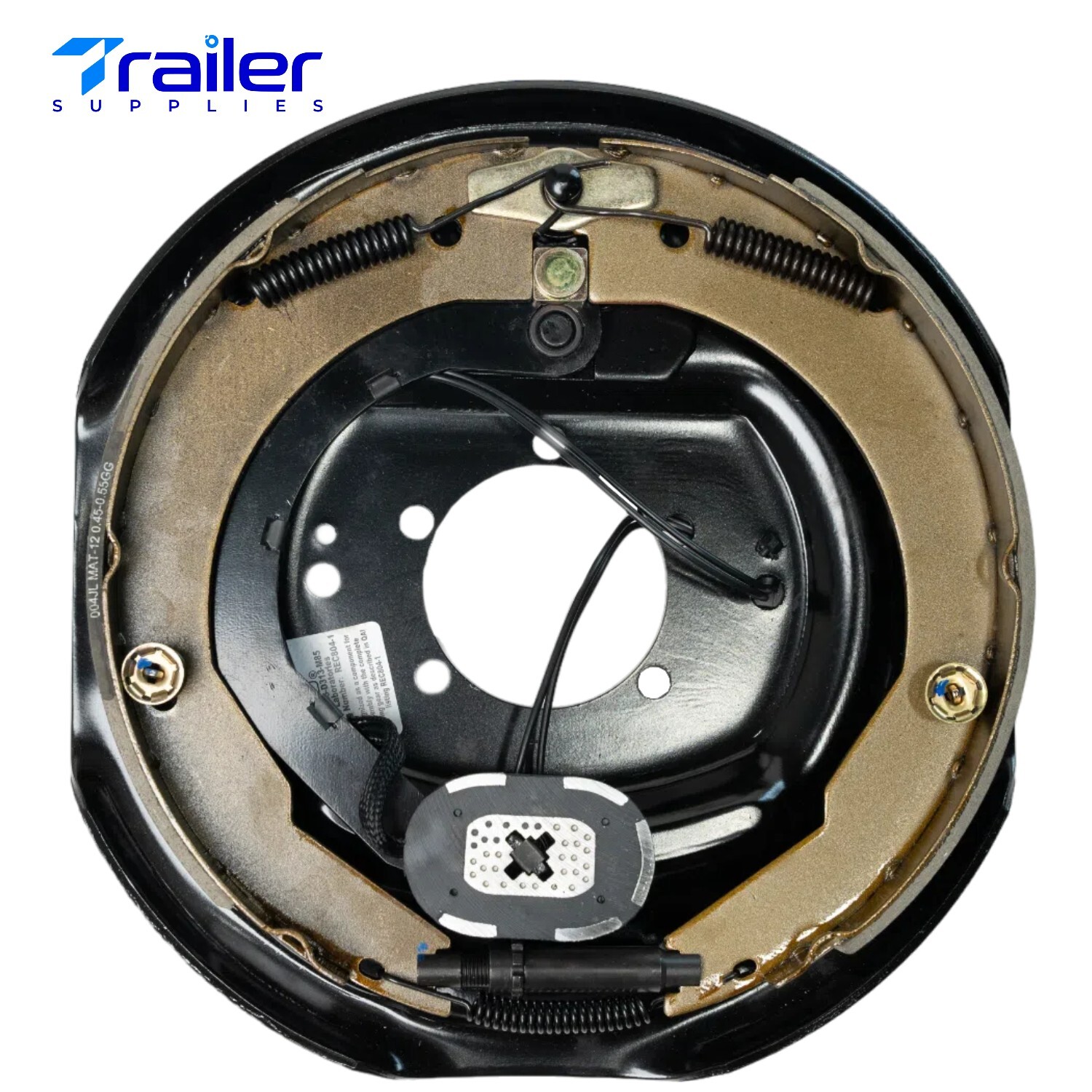 12"x2" Electric Brakes, 4-Pack, Fits 7K Axles, 5-Bolt, Fits Dexter