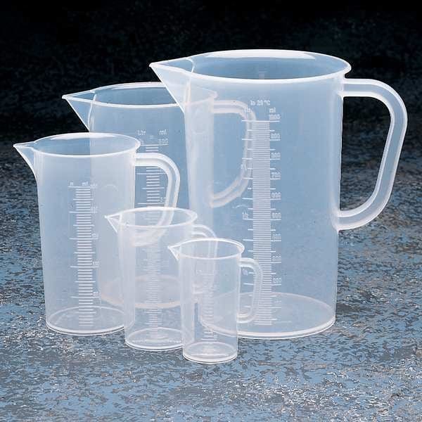 Dynalon 326495-2000 Beaker, Polypropylene, Low Form With Handle, 2 L / 67.62 Fl