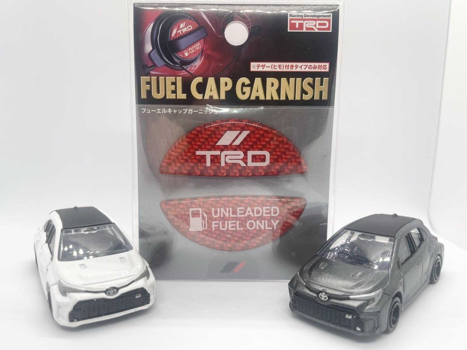 Toyota Genuine OEM TRD Fuel Cap Sticker Decal Red For Gasoline Cars MS010-00015