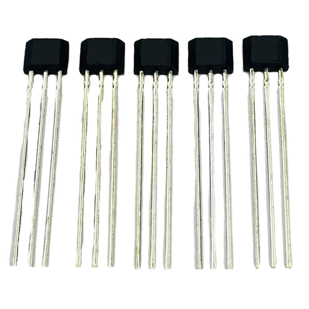 Pack of 5 SS495B Hall Effect Sensor 10mA 5V/9V 3-Pin