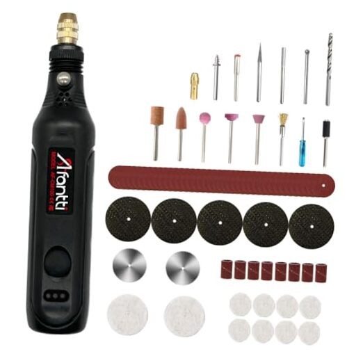 Mini Cordless Rotary Tool Detail Sander Grinder Small Grinding Pen Set with |