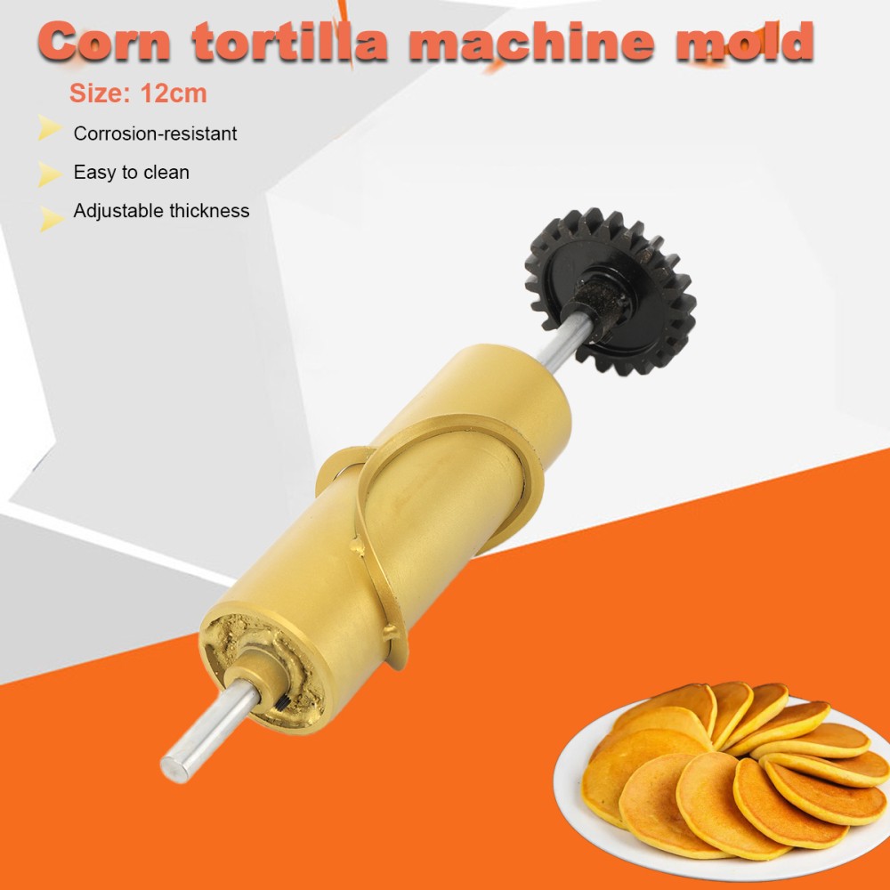 12cm Customized Mold Gold Mould For Corn Tortilla Making Machine Tacos Maker
