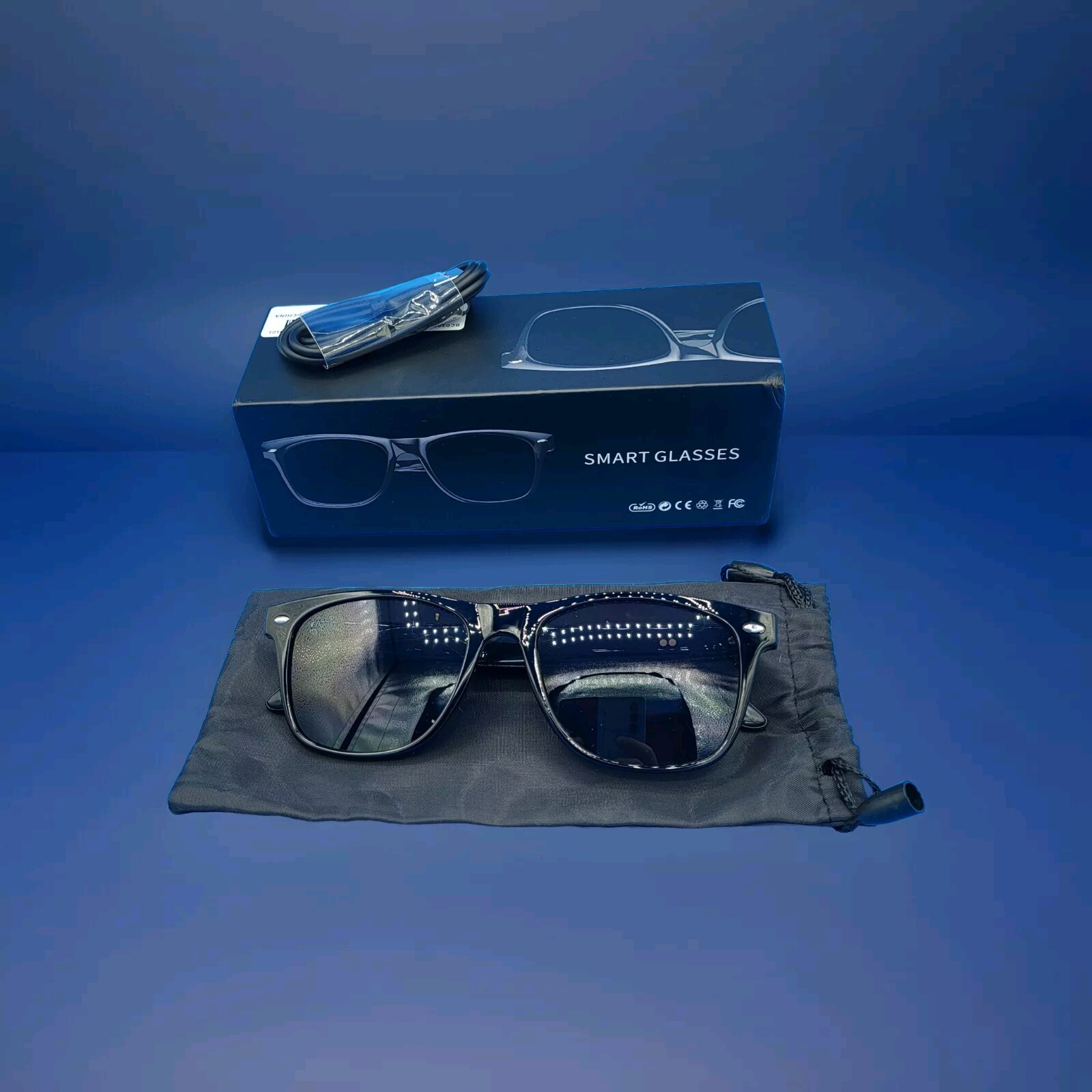 Bluetooth Smart Glasses Wireless Smart Sunglasses Bluetooth Sunglasses with Mic