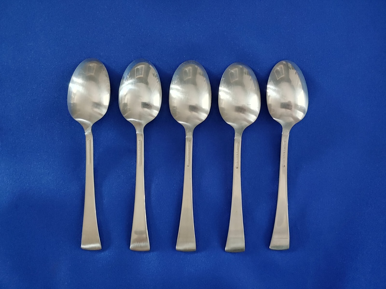 5- Wallace CITATION Stainless GLOSSY Silverware 5 7/8" Teaspoons