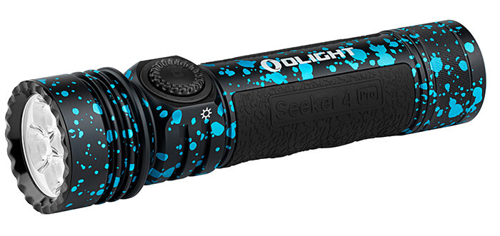 Olight Seeker 4 Pro Deep Ocean Flashlight, Versatile Holster, 4600 Lumens, CW