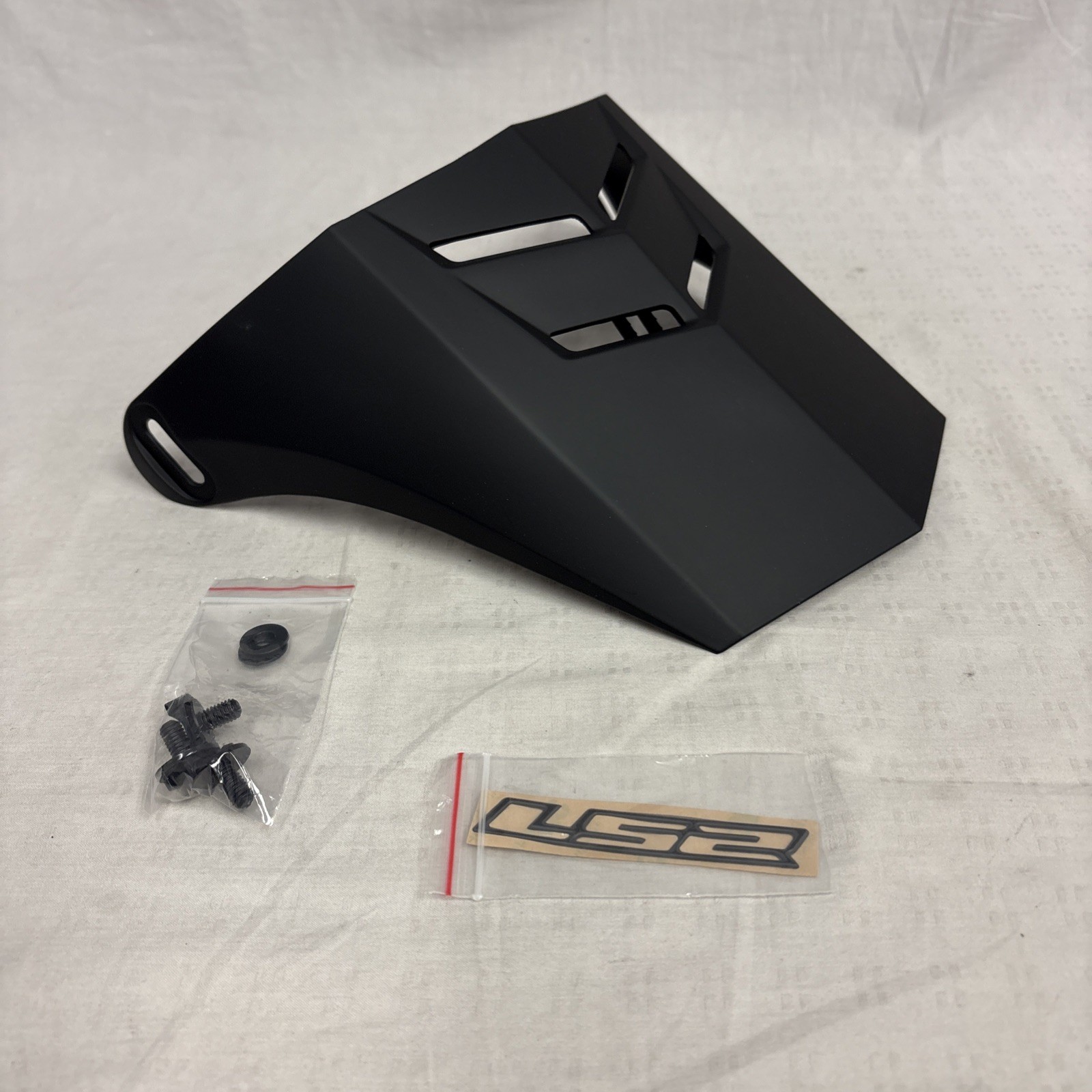 LS2 Xtra Helmet Replacement Visor Peak Matte Black