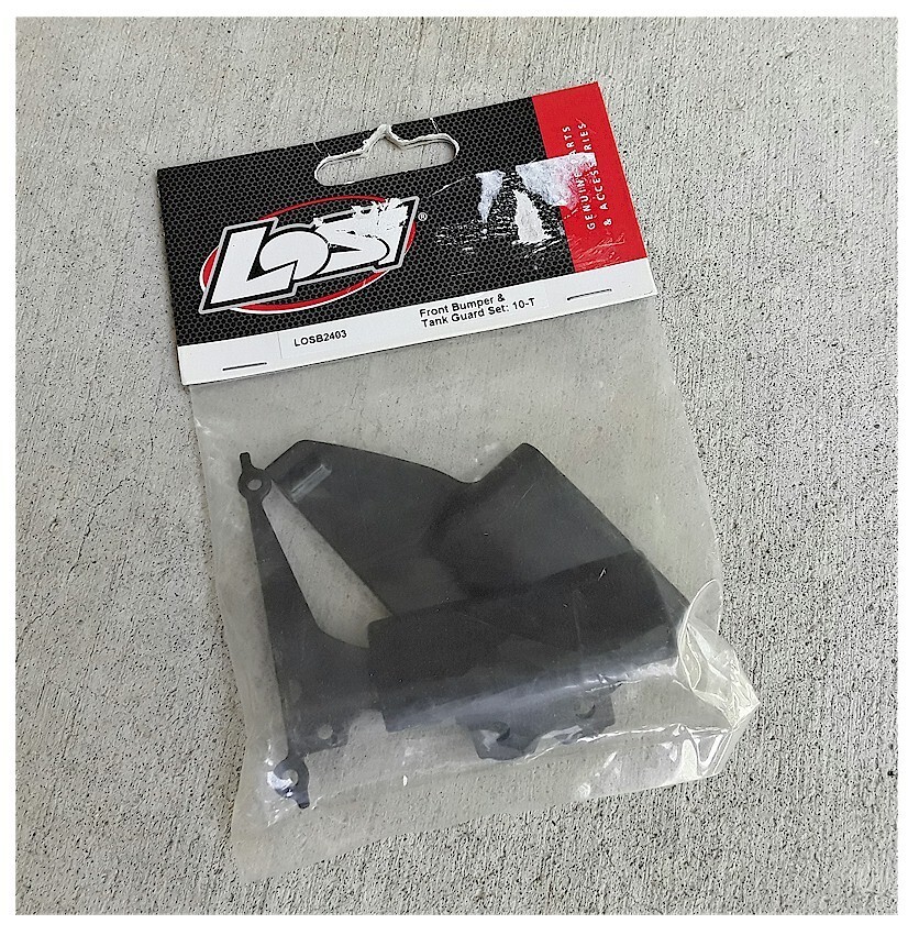 Team Losi LOSB2403 Front Bumper & Tank Guard Set: 10-T Ten-T & 810