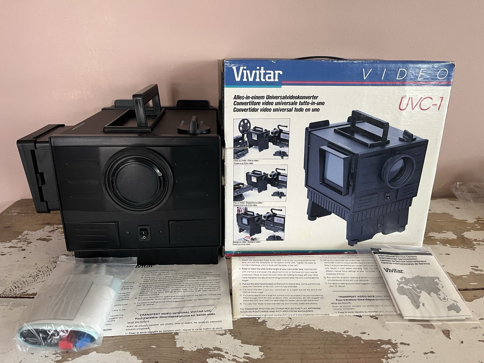 Vivitar UVC-1 Universal Video Converter - Convert Film Slides & Photos To Film