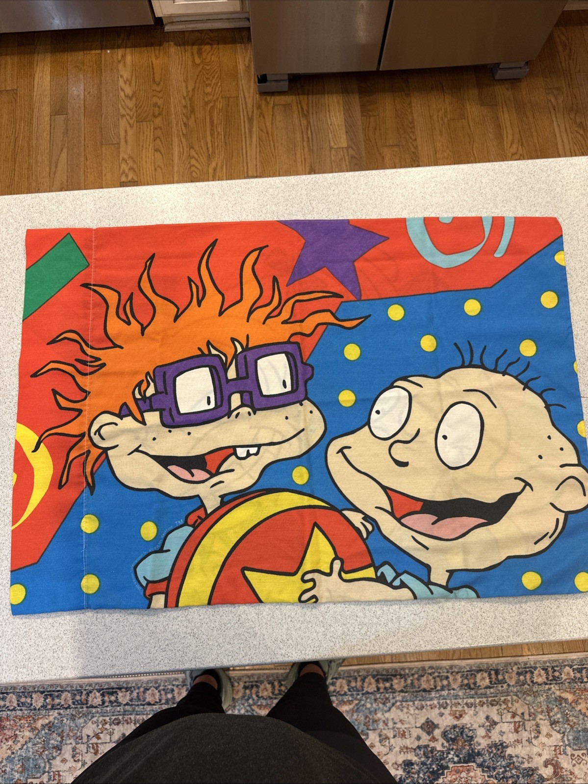 Vintage Rugrats Pillow Cases 2 GUC Preowned 90s Nickelodeon