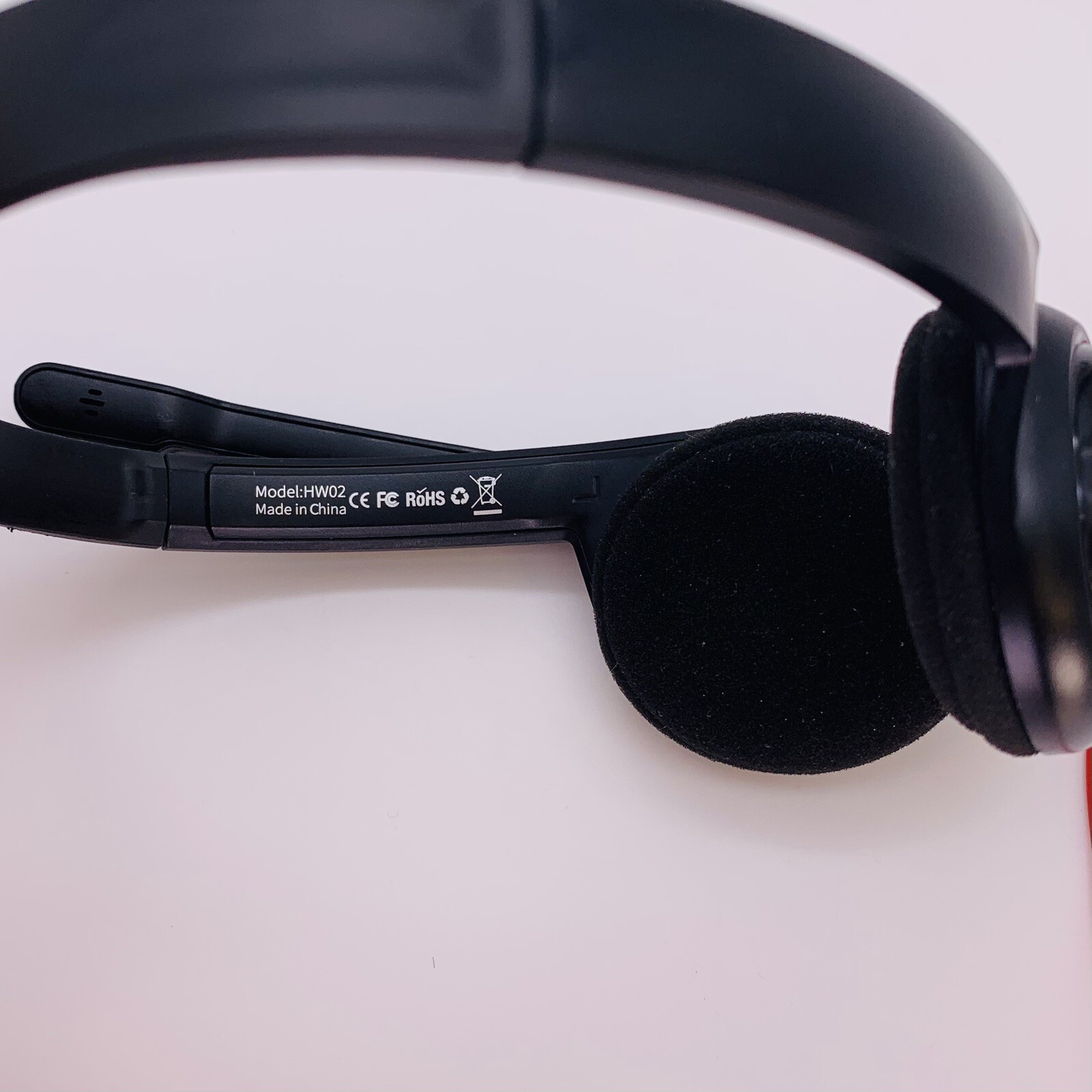 *NO CONTROL* Nubwo HW02 Computer Wired 3.5mm Headset w/ Microphone Only - Tested