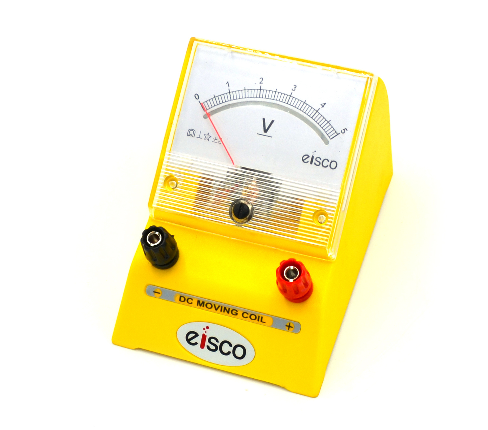 Eisco Labs Moving Coil Voltmeter, 0 - 5 V, DC Type,  EDM-80