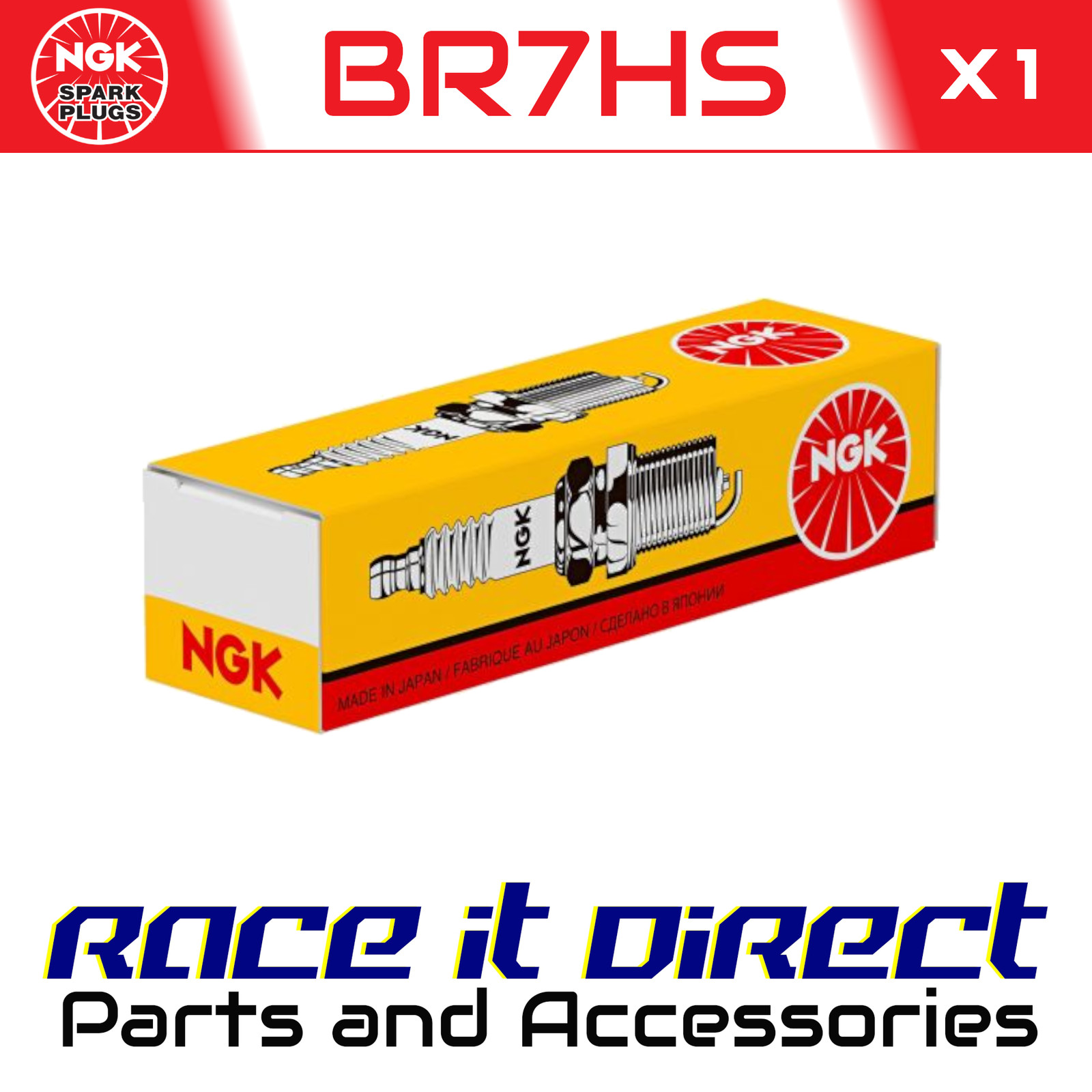 NGK Spark Plug for PEUGEOT 50 SPEEDFIGHT 4 2T LC CLASSIC 2015-2018 Std Jpn