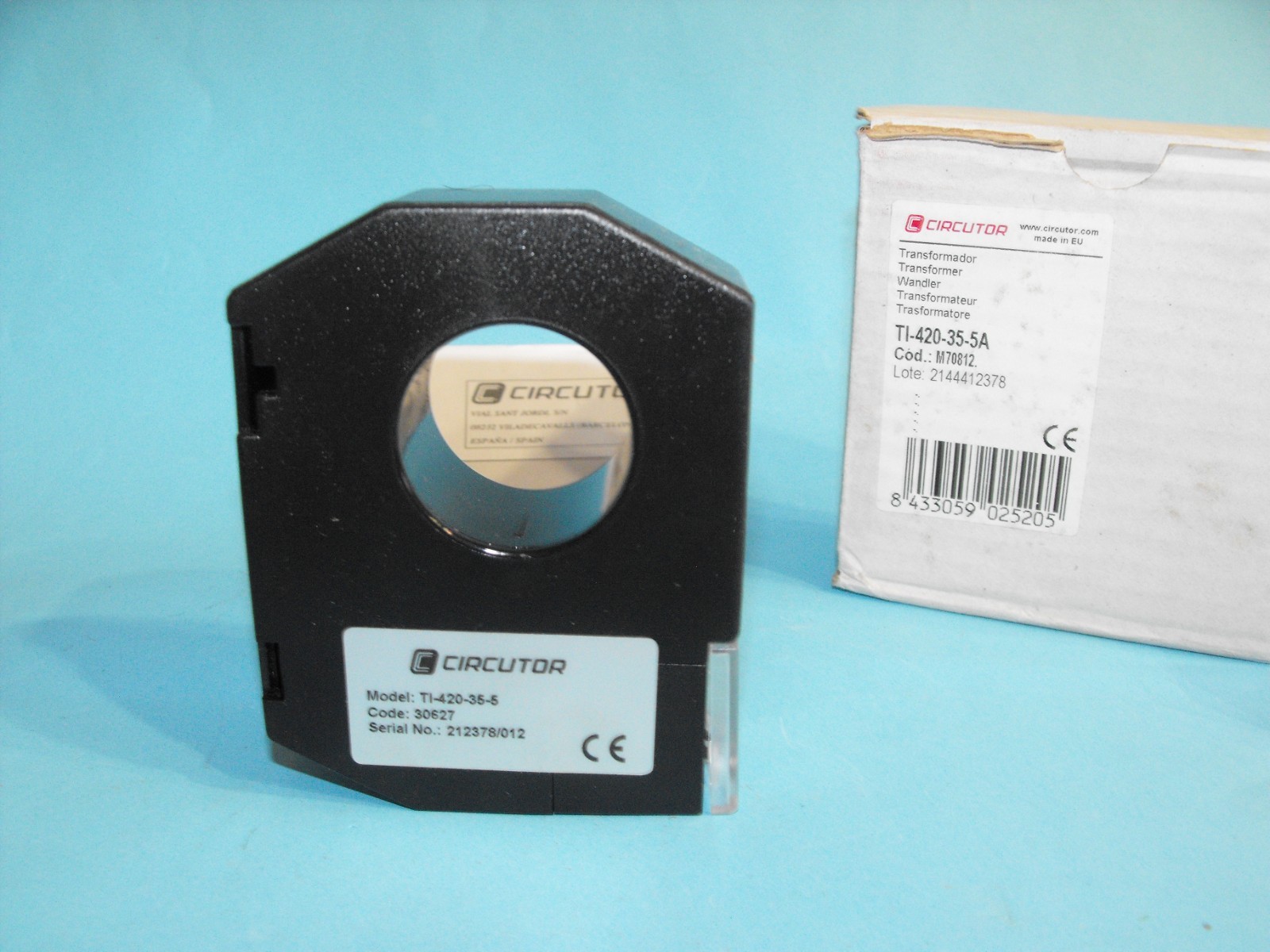 CIRCUTOR TI-420-35-5A.Transformer.COD M70812.NEW