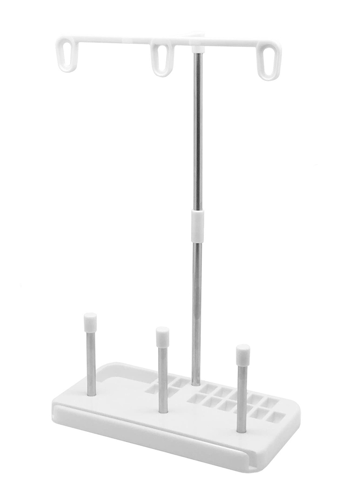 YEQIN Thread Spool Holder Stand- 3 Spools for Domestic White
