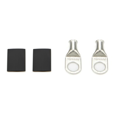 Quickcar 57-535, Battery Terminal Pair 4 Gauge 1/2 in Eyelet Tin Copper