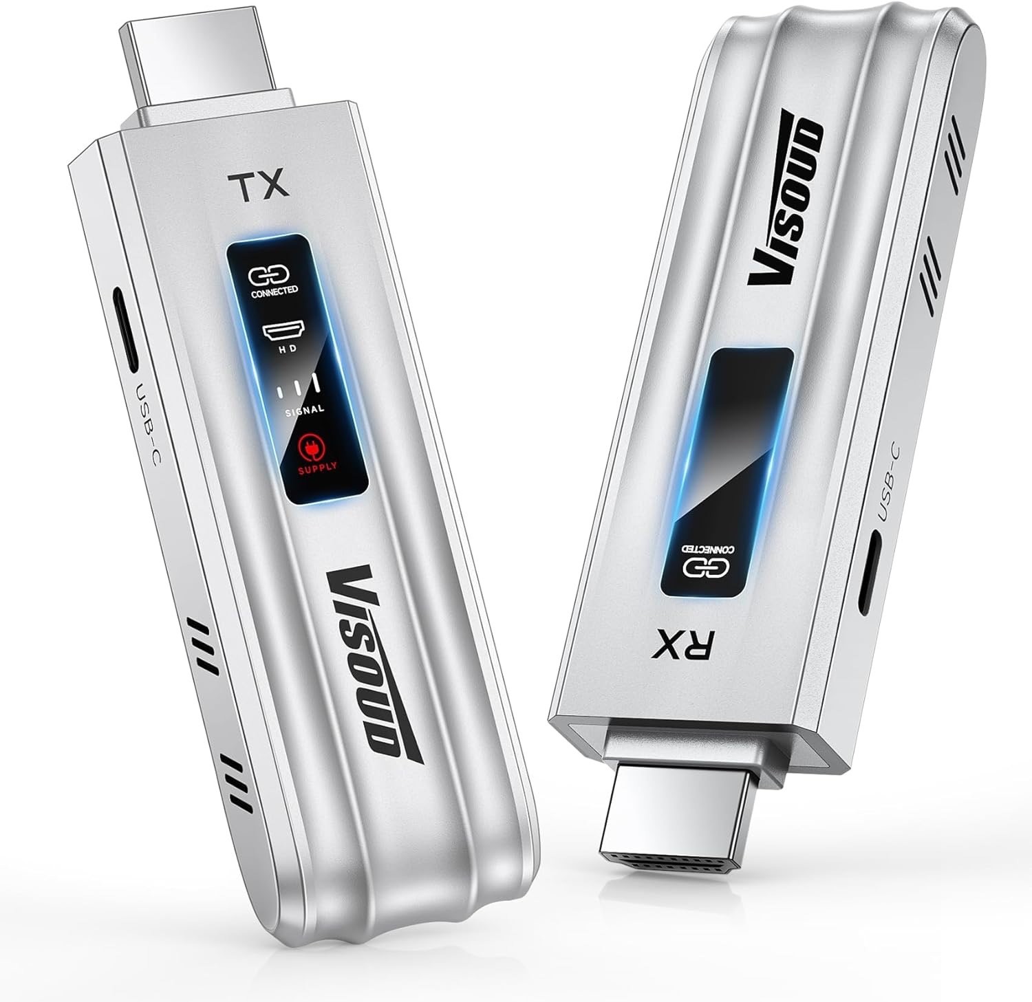 Wireless HDMI Transmitter and Receiver, 2026 Upgraded 328FT/100M, Wireless HDMI