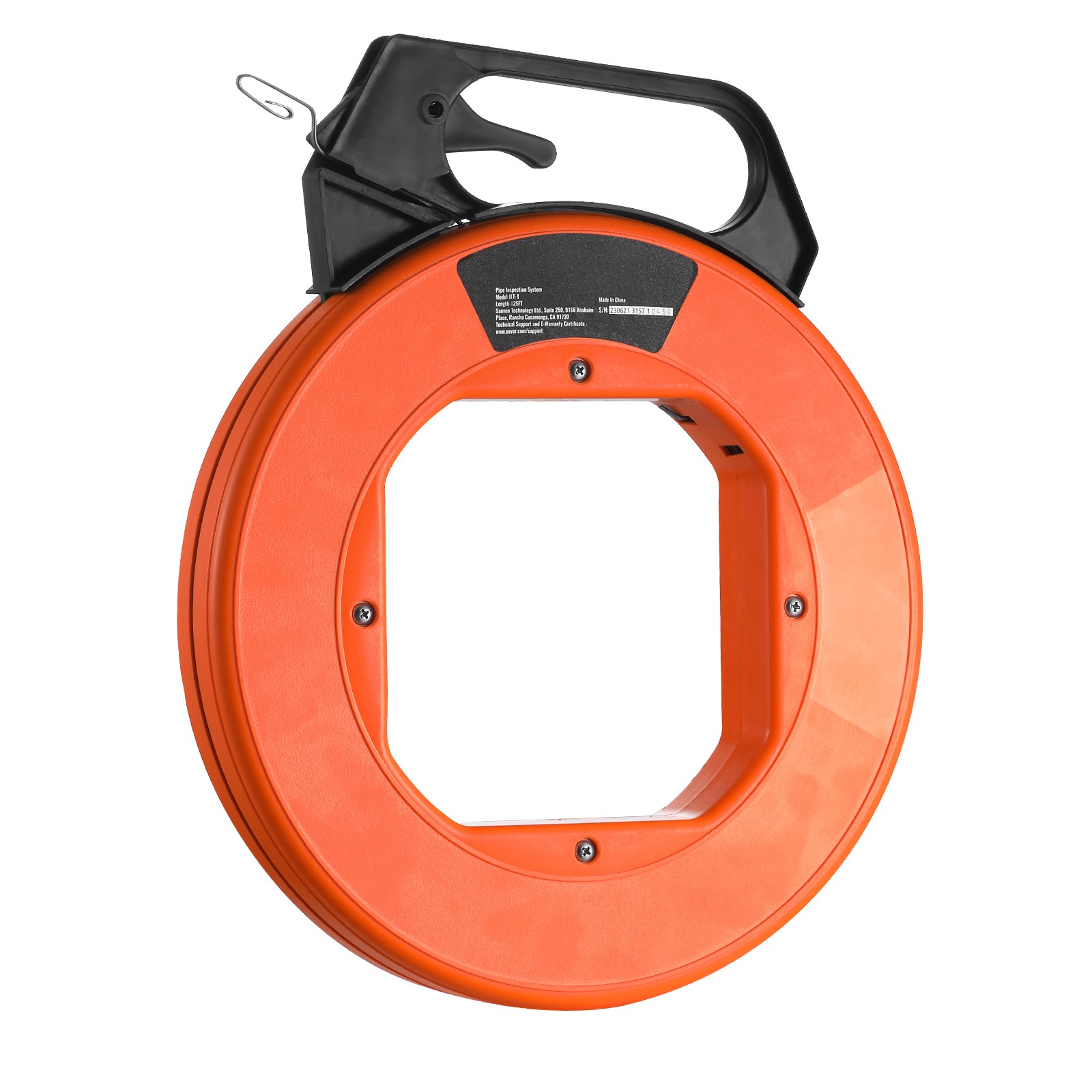 Fish Tape Wire Cable Line Puller 240ft 1/8 in Steel with High Plastic Case
