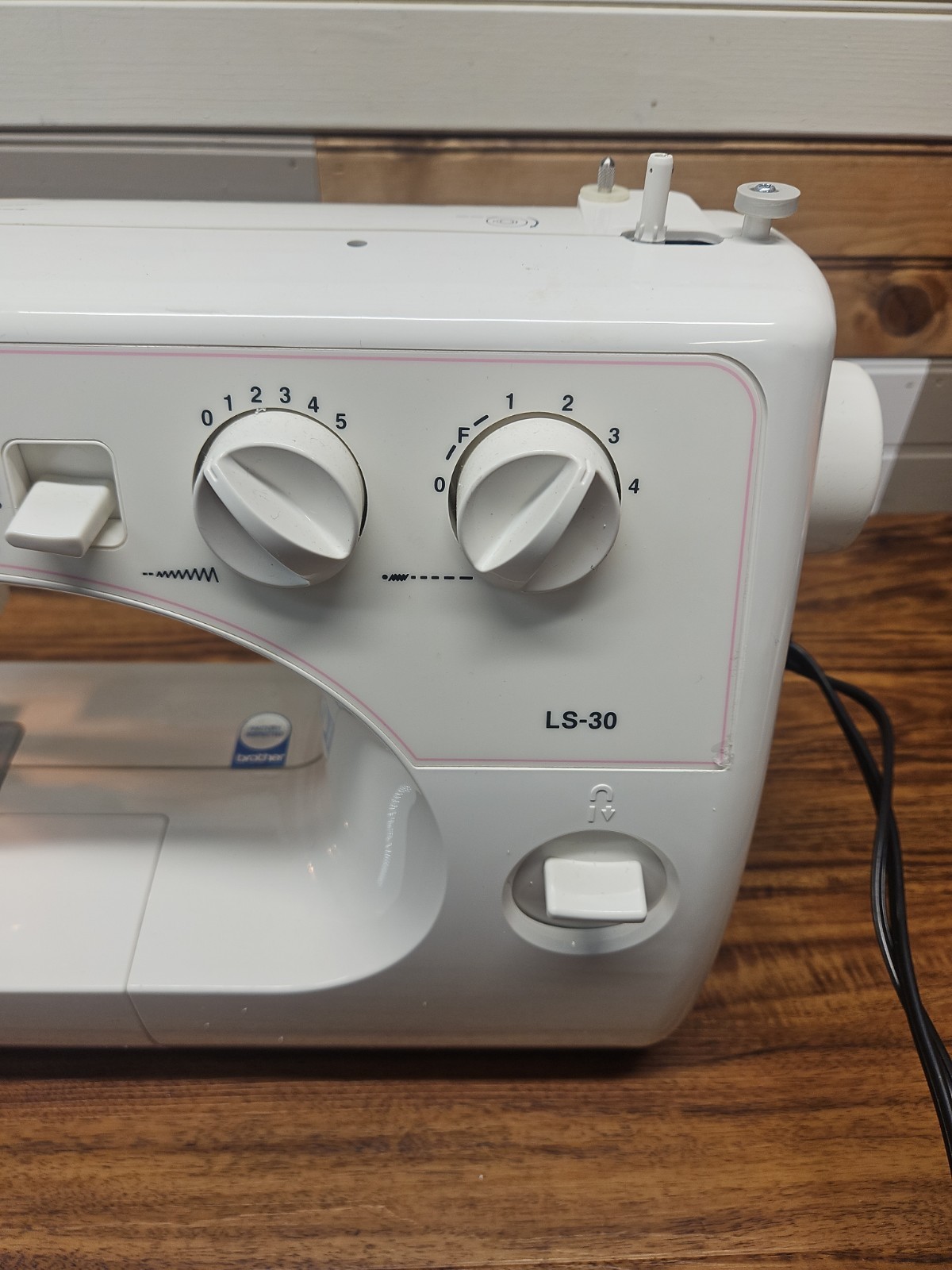 Brother LS-30 Sewing Machine Tested Working w/ Pedal & Orginal Box