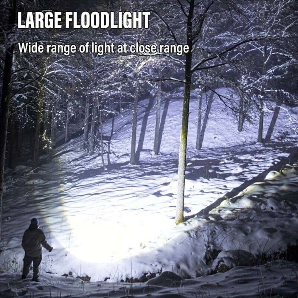 3PCS Solar/USB Super Bright Rechargeable LED Spotlight Flashlight Searchlight