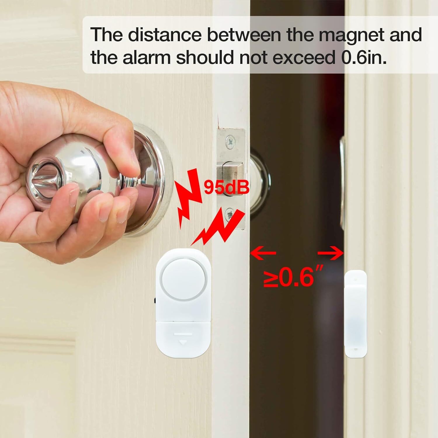 Wireless Home Window Door Burglar Security Alarm System Magnetic Sensor lot