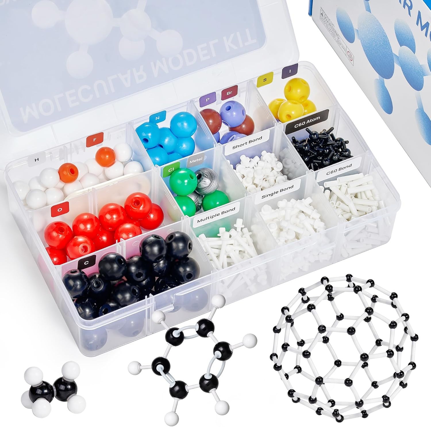 [Brand New] Joycat Molecular Model Kit, 404 Pieces