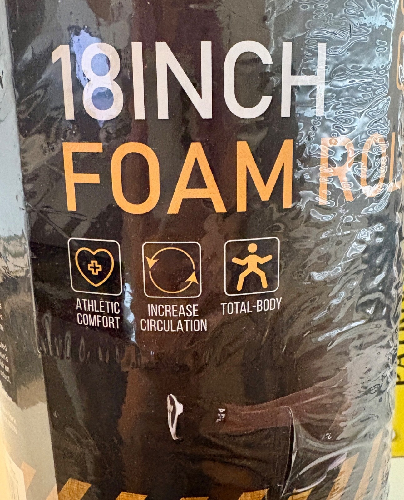 US Army 18" Black Foam Roller High Density