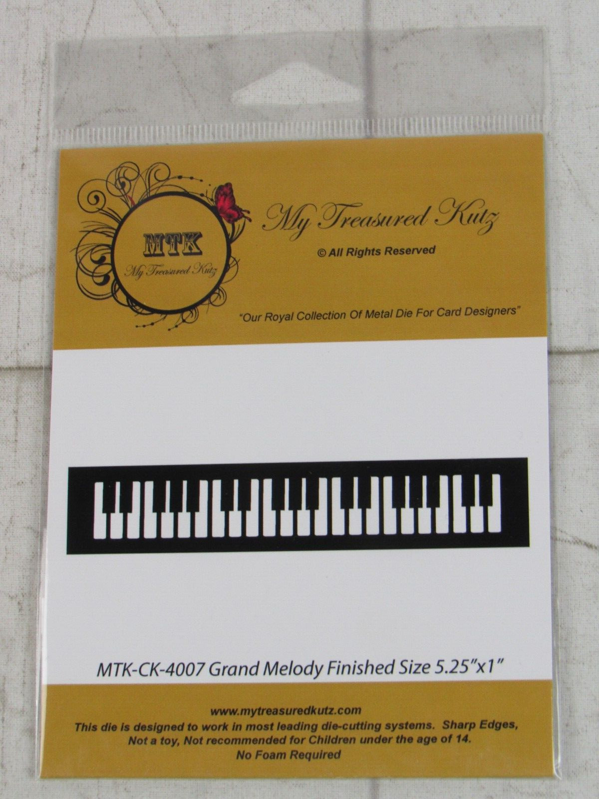 My Treasured Kutz, Metal Die, Grand Melody, MTK-CK-4007