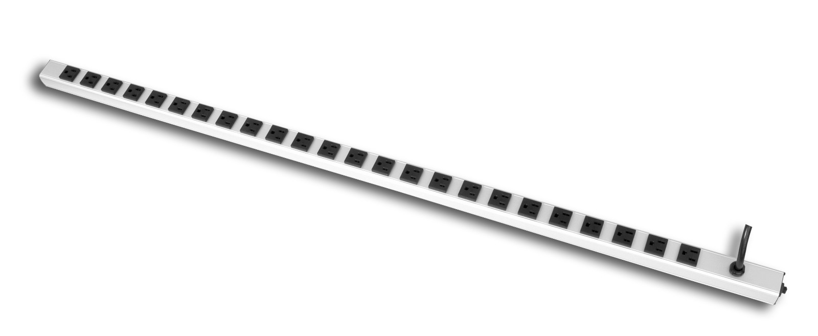 24 OUTLETS 48” Heavy Duty Metal Housing Power Strip 15 ft Power Cord Bench Desk